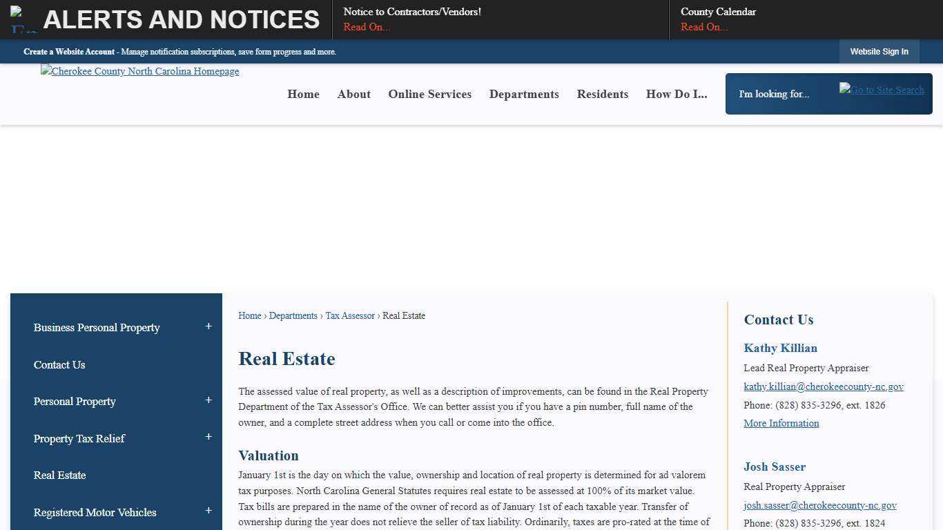 Real Estate Cherokee County, NC